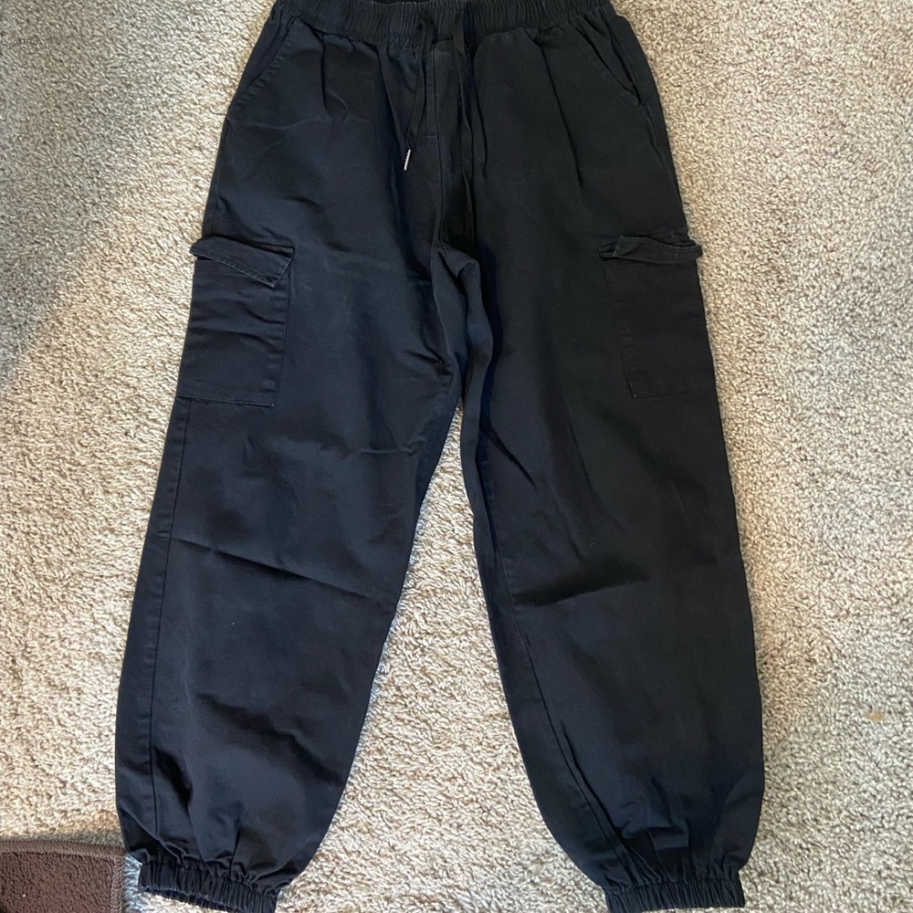 Black joggers